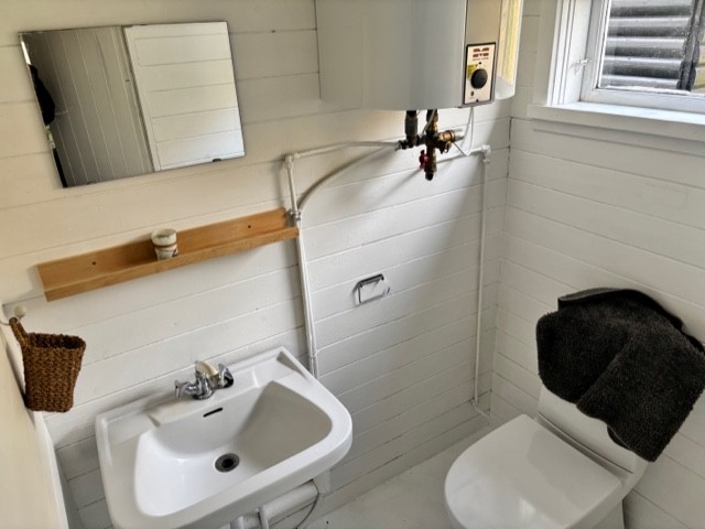 Toilet ved køkken